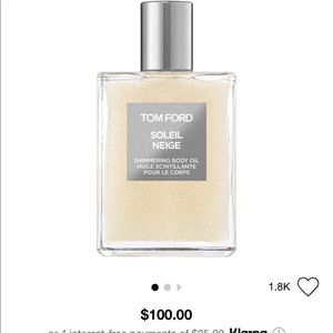 Tom Ford Soleil Neige shimmering Body Oil